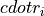 cdot r_i