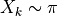 X_k\sim \pi