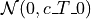 \mathcal{N}(0, c\_T\_0)