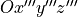 Ox'''y'''z'''